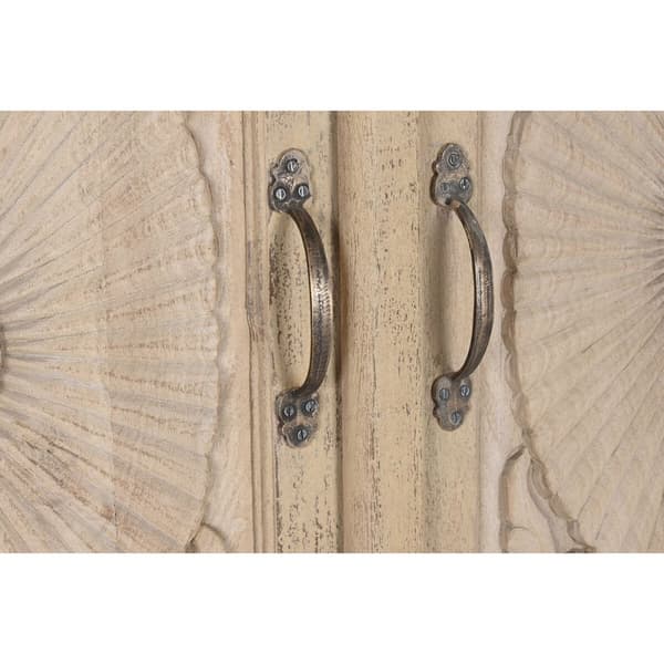 Skab Home ESPRIT Natur Mangotræ 125 x 43 x 214 cm