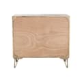 Miniatyrbillede 3 af 8: Skænk Home ESPRIT Gylden Natur Metal Mangotræ 81 x 45 x 75 cm