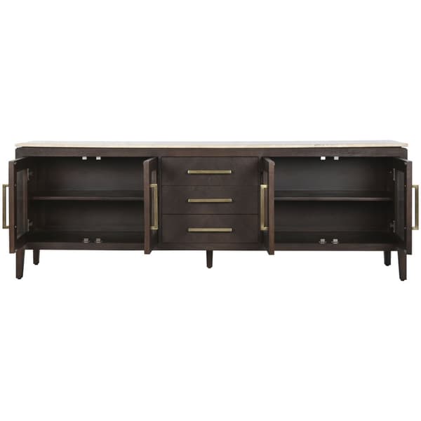 Skænk Home ESPRIT Marmor Mangotræ 200 x 40 x 70 cm