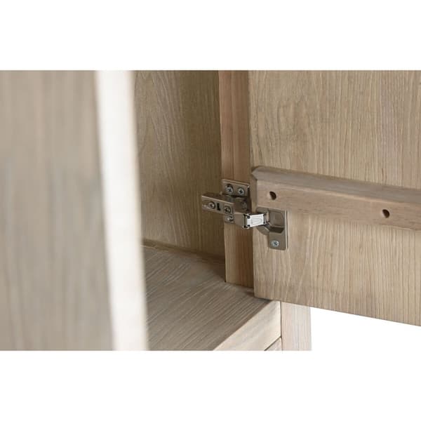 Skab Home ESPRIT Natur Træ 108 x 55 x 200 cm