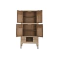 Miniatyrbillede 7 af 7: Skab Home ESPRIT Natur Elmetræ 92 x 42 x 189 cm