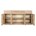 Miniatyrbillede 2 af 10: Skænk Home ESPRIT Natur Akacie Genbrugt Træ 160 x 40 x 81 cm