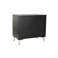 Miniatyrbillede 6 af 11: Skænk DKD Home Decor Sort Gylden 81 x 45 x 75 cm