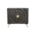 Miniatyrbillede 11 af 11: Skænk DKD Home Decor Sort Gylden 81 x 45 x 75 cm