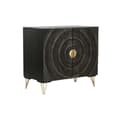Miniatyrbillede 1 af 11: Skænk DKD Home Decor Sort Gylden 81 x 45 x 75 cm