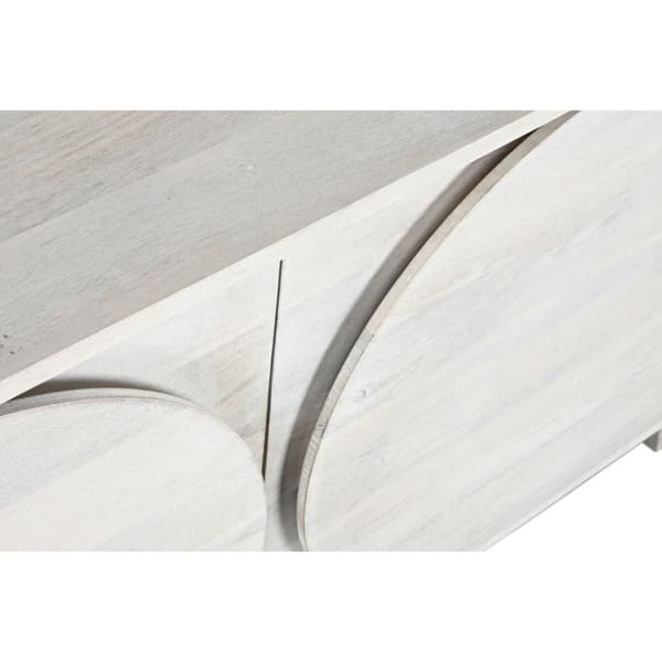 Skænk DKD Home Decor Hvid Mangotræ (150 x 40 x 65 cm)