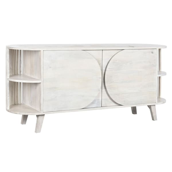 Skænk DKD Home Decor Hvid Mangotræ (150 x 40 x 65 cm)