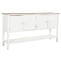 Miniatyrbillede 1 af 7: Skænk DKD Home Decor Hvid Gran Træ MDF 160 x 40 x 86 cm