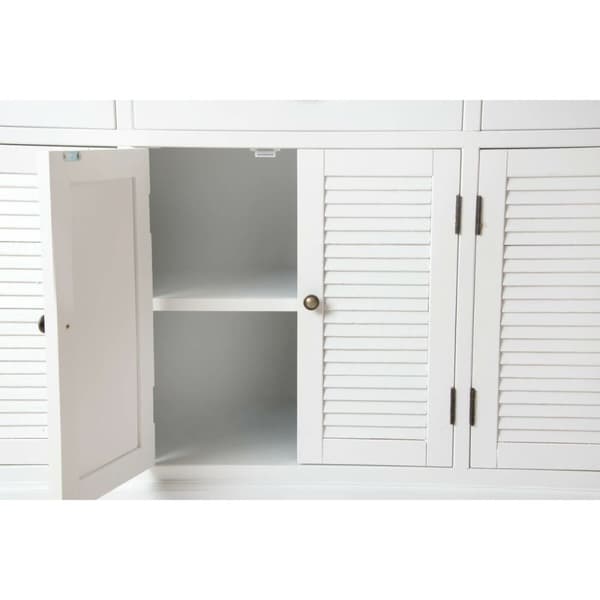 Skænk DKD Home Decor 165 x 37 x 204 cm Gran Træ Hvid