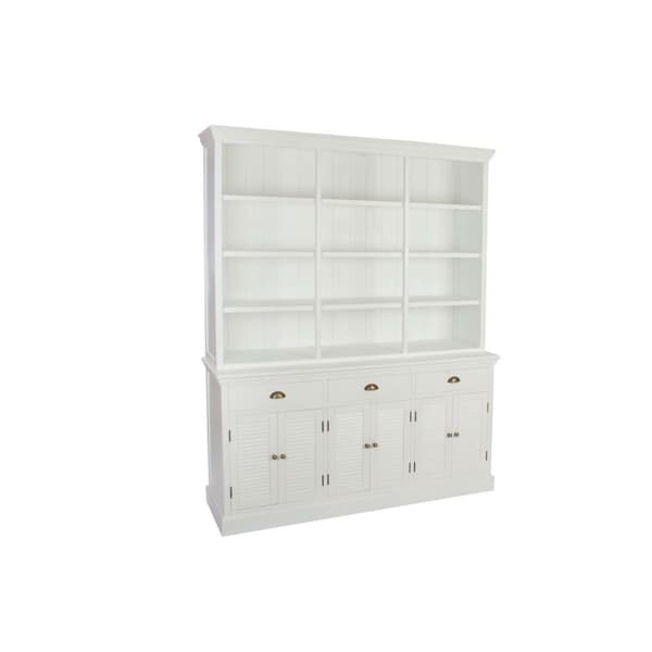 Skænk DKD Home Decor 165 x 37 x 204 cm Gran Træ Hvid