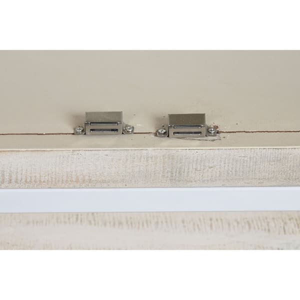 Skænk DKD Home Decor 170 x 45 x 100 cm Metal Hvid Mangotræ