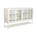 Miniatyrbillede 1 af 7: Skænk DKD Home Decor 170 x 45 x 100 cm Metal Hvid Mangotræ