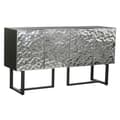 Miniatyrbillede 1 af 9: Skænk Home ESPRIT Sølvfarvet Metal Stål 151 x 41 x 80 cm