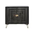 Miniatyrbillede 10 af 10: Skænk Home ESPRIT Sort Gylden Metal Mangotræ 81 x 45 x 75 cm