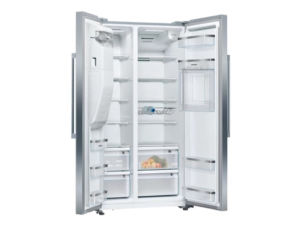 Siemens iQ500 KA93GAIEP Kombinerad kyl/frys side-by-side Fristående 560 l E Rostfritt stål