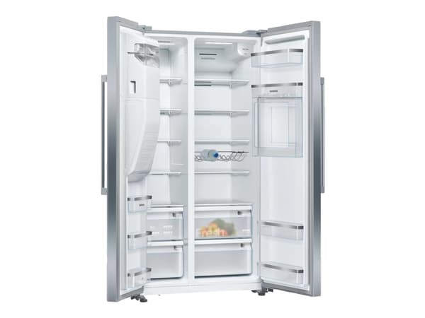 Siemens iQ500 KA93GAIEP Kombinerad kyl/frys side-by-side Fristående 560 l E Rostfritt stål
