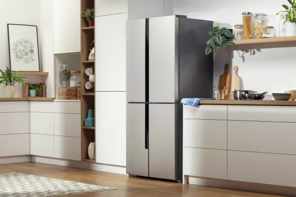 Gorenje NRM8182MX - Kylskåp/frys - sida vid sida - bredd: 79.4 cm - djup: 64.3 cm - höjd: 181.6 cm - 427 liter - Klass E - rostfritt stål