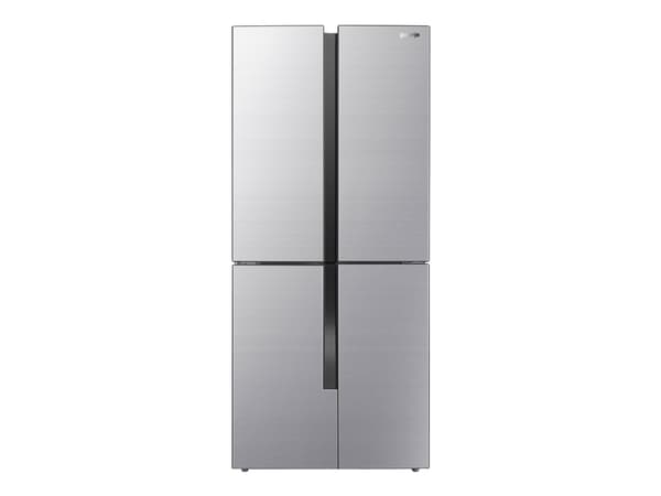 Gorenje NRM8182MX - Kylskåp/frys - sida vid sida - bredd: 79.4 cm - djup: 64.3 cm - höjd: 181.6 cm - 427 liter - Klass E - rostfritt stål
