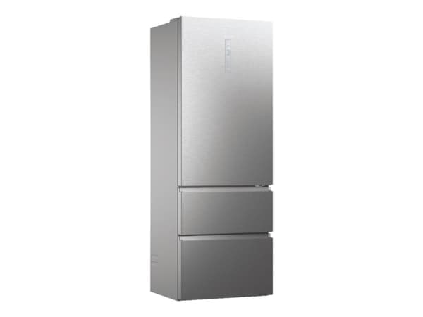 Haier 3D 70 Series 7 HTW7720ENMP - Kylskåp/frys - bottenfrysskåp - Wi-Fi - bredd: 70 cm - djup: 67.5 cm - höjd: 200.6 cm - 483 liter - Klass E - grå