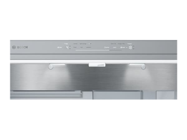 Bosch Serie | 8 KFF96PIEP - Kylskåp/frys - nedre frys med fransk dörr - Wi-Fi - fördjupning - bredd: 91.4 cm - djup: 63.5 cm - höjd: 183 cm - 573 lit