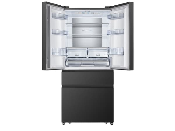 Hisense RF540N4SBF2, Fristående, Franska dörrar, Svart, Röra, LED, Insida