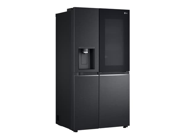 LG GSXV90MCDE - Kjøleskap/fryser - side-ved-side med vannautomat, isdispenser - bredde: 91.3 cm - dybde: 73.5 cm - høyde: 179 cm - 635 liter - Klasse