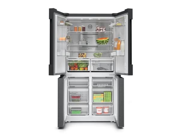Bosch KFN96AXEA Serie 6 French Door -Side By Side, black steel