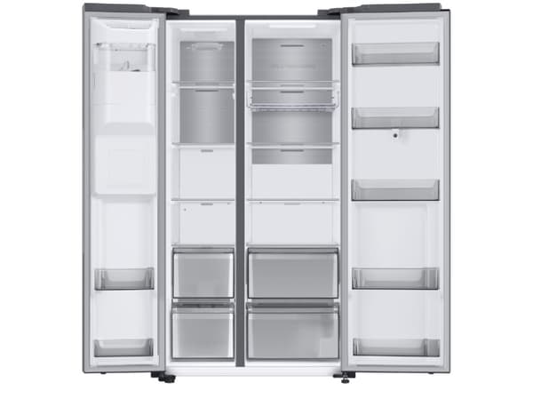 Samsung RS6HA8891SL, Vapaasti seisova, Harmaa, LED, Kosketus, LCD, Karkaistu lasi