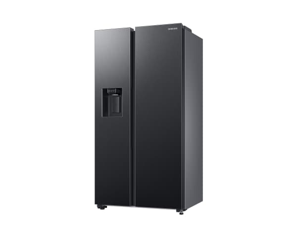 Samsung RS6GA854CB1 - Kjøleskap/fryser - side-ved-side med vannautomat, isdispenser - Wi-Fi - bredde: 91.2 cm - dybde: 71.6 cm - høyde: 178 cm - 635