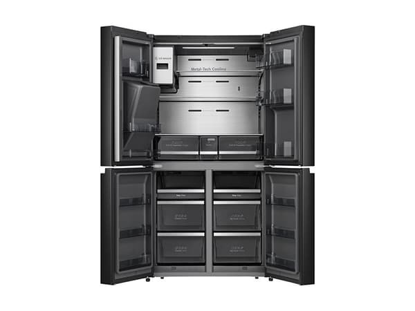 Hisense RQ760N4IFE, Vapaasti seisova, Moniovinen, Musta, Ovella, 577 L, SN-T