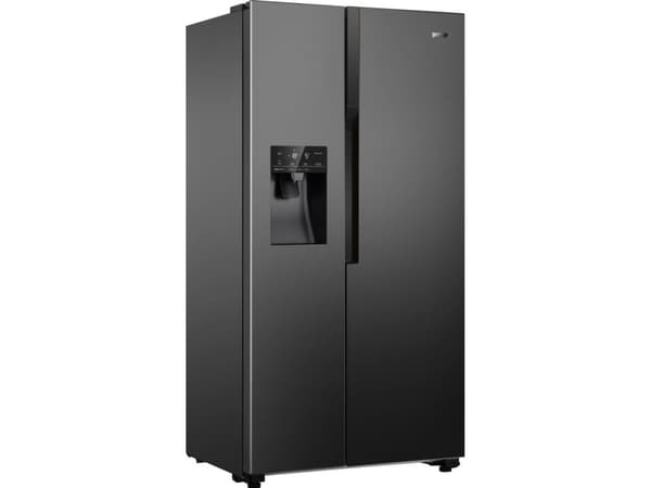 Gorenje Advanced NRR9185EABXLWD - Kjøleskap/fryser - side-ved-side med vannautomat - bredde: 91.5 cm - dybde: 67 cm - høyde: 178.6 cm - 547 liter - K