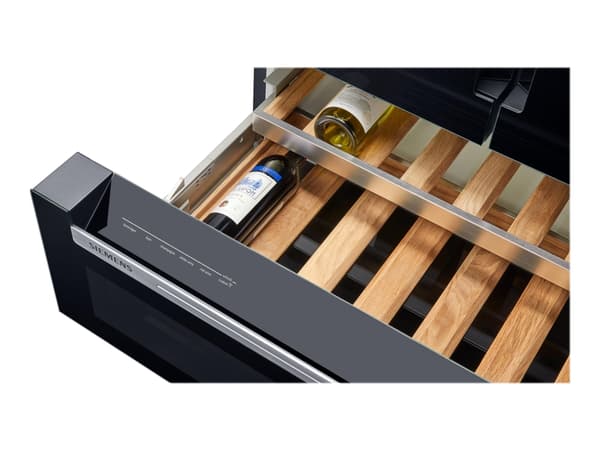 Siemens iQ700 KF96RSBEA - Kjøleskap/fryser - fransk dør underfryser - Wi-Fi - bredde: 90.6 cm - dybde: 73.6 cm - høyde: 183 cm - 572 liter - Klasse E