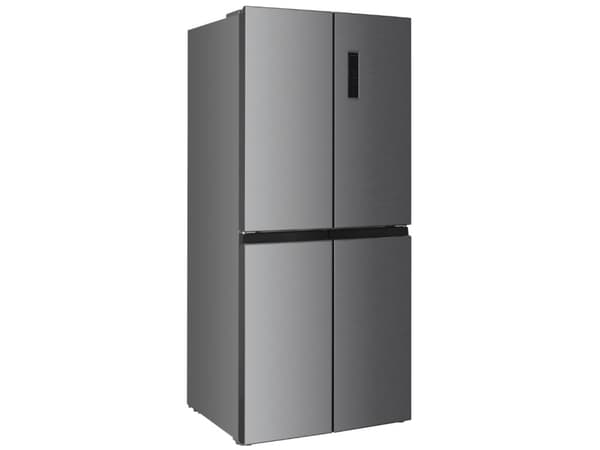 Beko GNO46623MXPN, Frittstående, Amerikansk dør, Rustfritt stål, 4 dører, Knapper, Berøringskontroll, LED