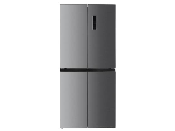 Beko GNO46623MXPN, Frittstående, Amerikansk dør, Rustfritt stål, Knapper, Berøringskontroll, LED, På dør Rustfritt stål