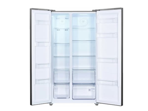 Beko GNO5323XPN, Frittstående, Amerikansk dør, Rustfritt stål, 2 dører, Dør-på-dør, Berøringskontroll