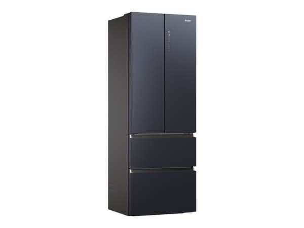 Haier FD 70 Series 7 HFW7720ENMB - Kylskåp/frys - nedre frys med fransk dörr - Wi-Fi - bredd: 70 cm - djup: 67.5 cm - höjd: 200.6 cm - 477 liter - Kl