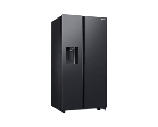 Samsung RS64DG53R3B1 - Kjøleskap/fryser - side-ved-side med isdispenser, vannautomat - Wi-Fi - bredde: 91.2 cm - dybde: 71.6 cm - høyde: 178 cm - 635