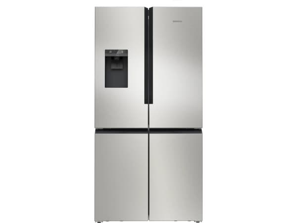 Siemens iQ500 KF96IAPEA - Kylskåp/frys - nedre frys med fransk dörr med isbehållare, vattenbehållare - bredd: 90.5 cm - djup: 73.1 cm - höjd: 183 cm