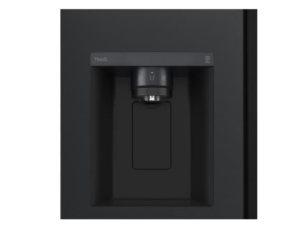 LG InstaView GSGV81EPLL, Fristående, Amerikansk dörr, Svart, Insida, R600a, Glas