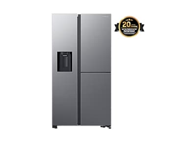Samsung RH64DG53R3S9, Frittstående, Rustfritt stål, Herdet glass, Venstre/høyre, 628 l, ST-T Rustfritt stål