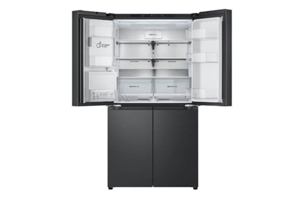 LG GML960EVBE - Kjøleskap/fryser - fransk dør underfryser med isdispenser, vannautomat - Wi-Fi - bredde: 91.4 cm - dybde: 72.9 cm - høyde: 179.2 cm -