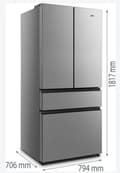 Miniatyrbilde 1 av 3: SBS refrigerator Gorenje NRM818EUX