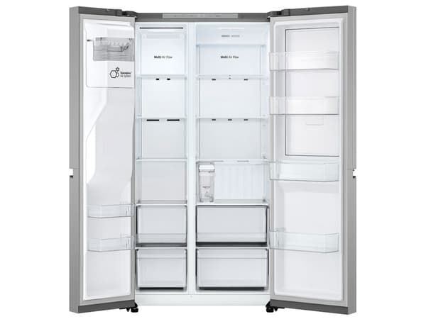 LG InstaView GSJC41PYPE, Freestanding, American door, Silver, Touch, Wireless, LED, Inside