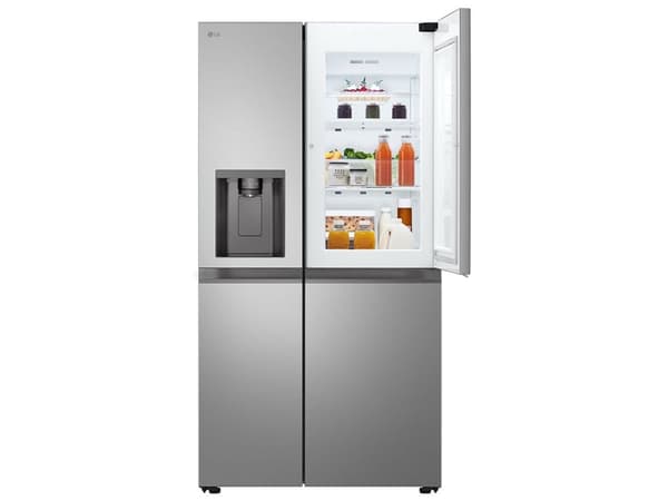LG InstaView GSJC41PYPE, Freestanding, American door, Silver, Touch, Wireless, LED, Inside
