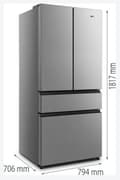 Miniatyrbilde 2 av 3: SBS refrigerator Gorenje NRM818EUX