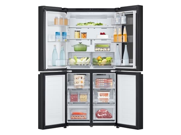 LG InstaView GMV860EPDE, Built-in/Freestanding, Multi door, Black, 4 door(s), Touch, Inside