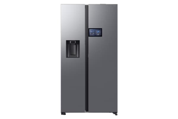 Samsung Series 9 RS90F64EDT, Freestanding, American door, Stainless steel, 2 door(s), 36/64, LCD Ruostumaton teräs