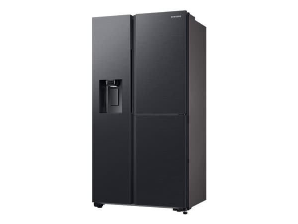 Samsung RH64DG53R3B1, Frittstående, Amerikansk dør, Sort, Rustfritt stål, Herdet glass, 628 l, ST-T