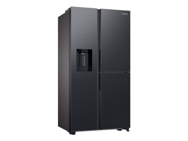 Samsung RH64DG53R3B1, Frittstående, Amerikansk dør, Sort, Rustfritt stål, Herdet glass, 628 l, ST-T