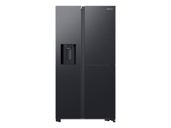 Samsung RH64DG53R3B1, Freestanding, American door, Black, Stainless steel, Tempered glass, 628 L, ST-T musta, Ruostumaton teräs
